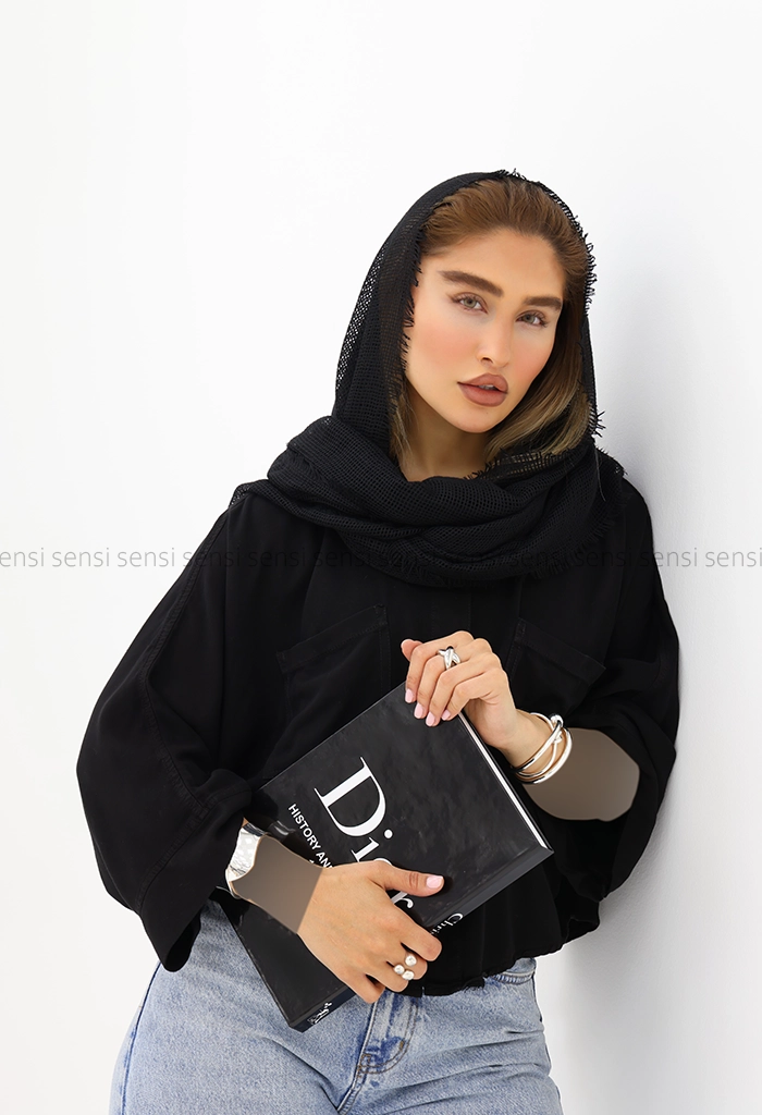 شومیز زنانه آستین خفاشی سیلک کد1005858